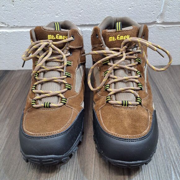 Mt Emey 9703L - Men's Brown Leather Lace Up Hiking Boots Men's Size 12 Width 4E - Picture 3 of 8